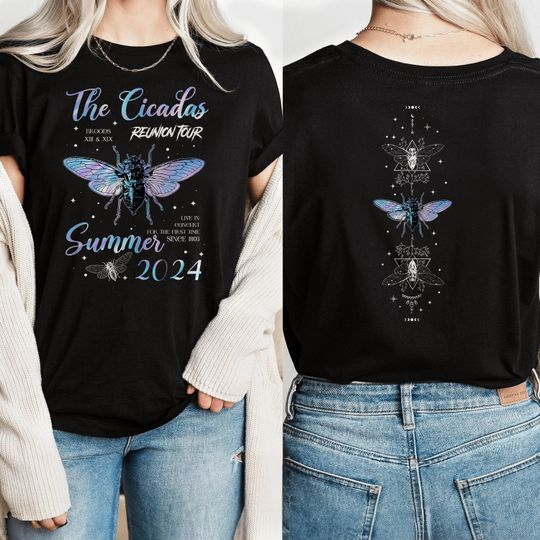 Cicada Reunion Summer 2024 Shirt, Cicada Concert Shirt