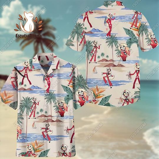 Hazbin Hotel Charlie Hawaiian Shirt, Hazbin Hotel Tropical Summer Shirt