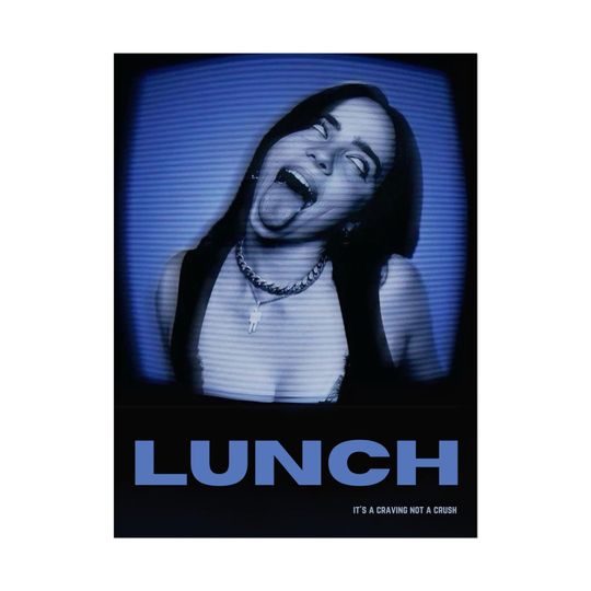Billie eilish, Lunch, New Album poster, physical copy