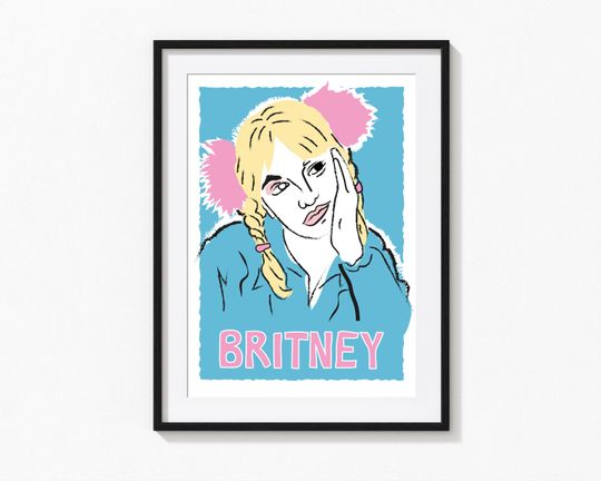 Britney Spears / Screen print / A4 Limited poster!