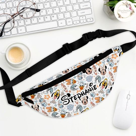 Personalized Mickey and Friends Disney Summer Fanny Pack,