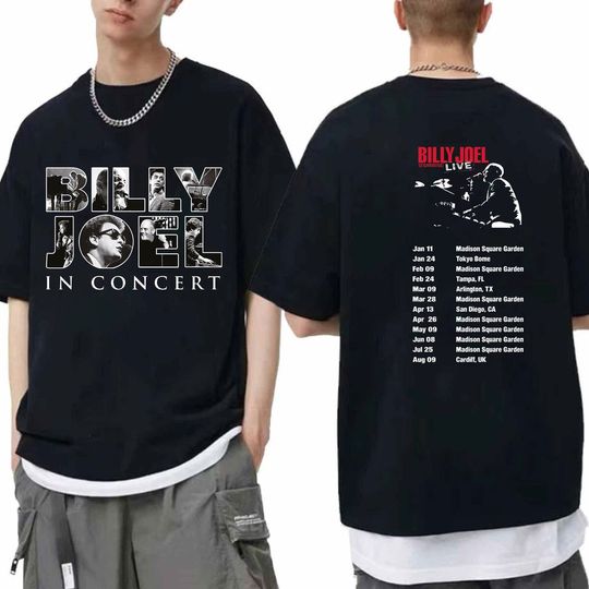 Billy Joel In Concert Music Tour 2024 Shirt, Billy Joel 2024 Concert Shirt