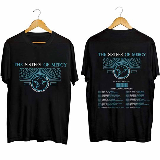 The Sisters of Mercy 2024 Tour Shirt, The Sisters of Mercy Band Fan Shirt