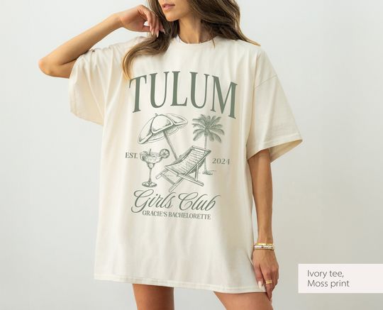Tulum Bachelorette Party Shirts, Personalized Bridal Shirt, Location Bridal Party Tees