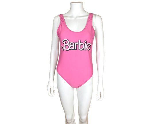Vintage Barbie Swimsuit One Piece Bathing Suit Adult