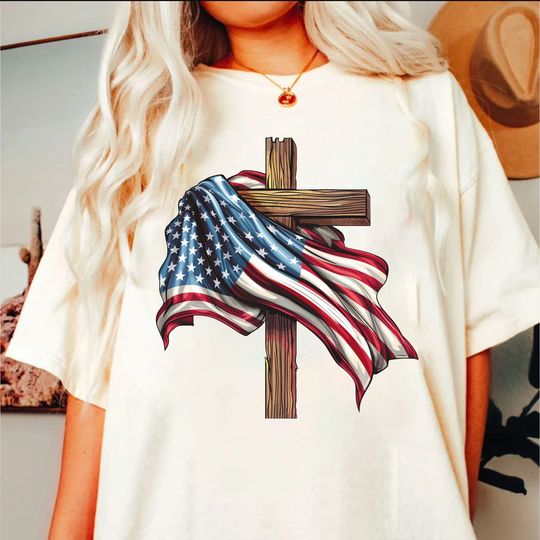 Christian American Sublimation,4th of july Shirt, Independence Day Shirt, Christian 4th of July
