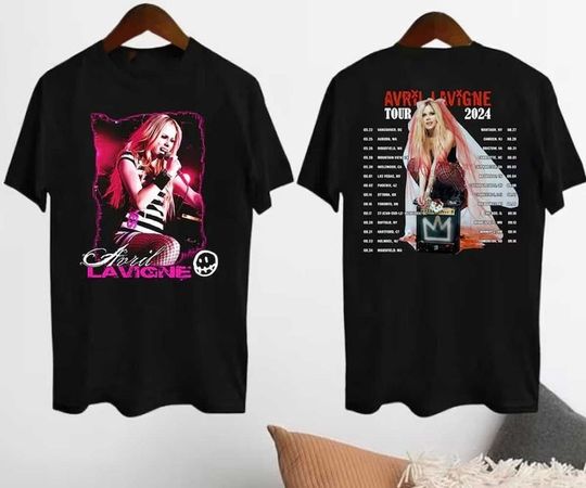 Avril Lavigne Greatest Hits Tour 2024 Shirt, Avril Lavigne Graphic Shirt