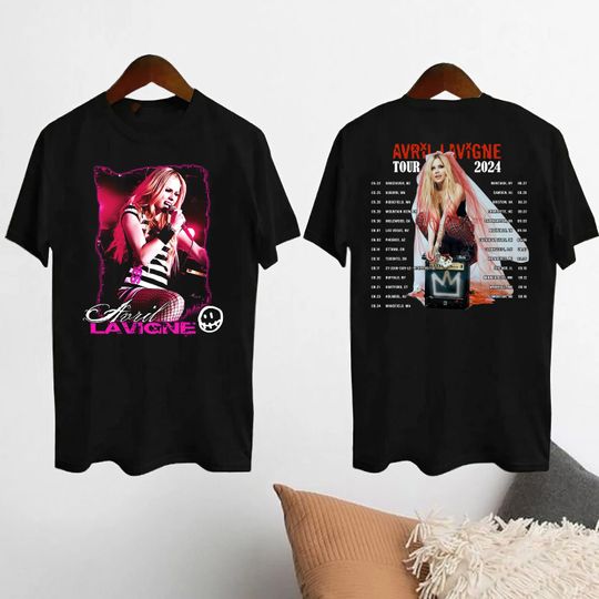 Avril Lavigne Greatest Hits Tour 2024 Shirt, Avril Lavigne Graphic Shirt