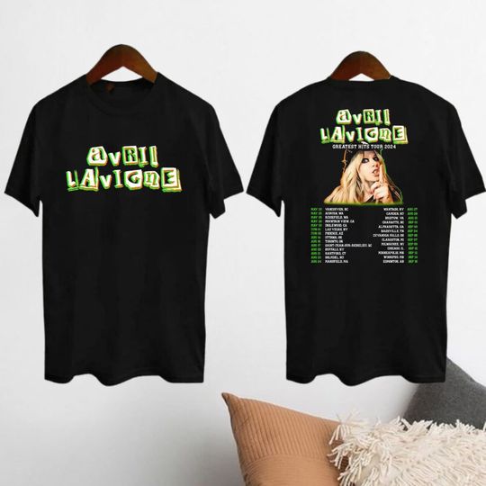 2024 Avril Lavigne Greatest Hits Tour Shirt, Avril Lavigne Fan Gift