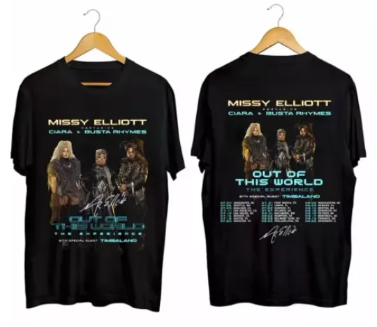 Missy Elliott Out of This World 2024 Tour T-Shirt