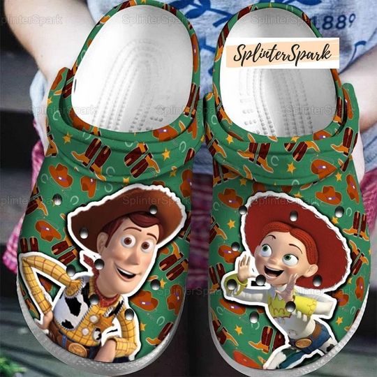 Woody And Jessie Clogs, Disney Toy Story Clogs, Toy Story Jessie, Toy Story Woody, Woody And Jessie