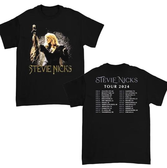 Stevie Nicks 2024 Tour Shirt, Graphic Stevie Nicks T-Shirt