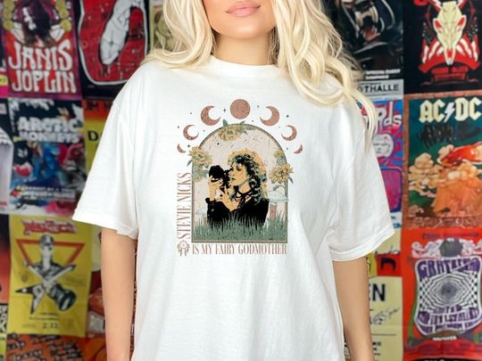 Vintage Stevie Nicks Is My Fairy Godmother Shirt
