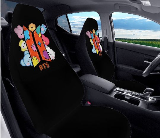 BTS Car Seat Covers - Gift for Bangtan Fan -  Army Gift