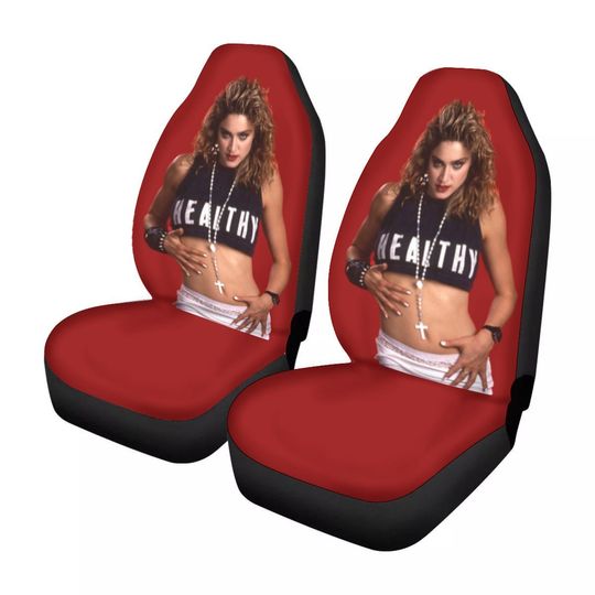 80s Madonna "Healthy" Shirt Universal Car Seat Cover