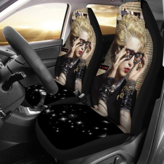 80s Madonna Lucky Star Universal Car Seat Cover