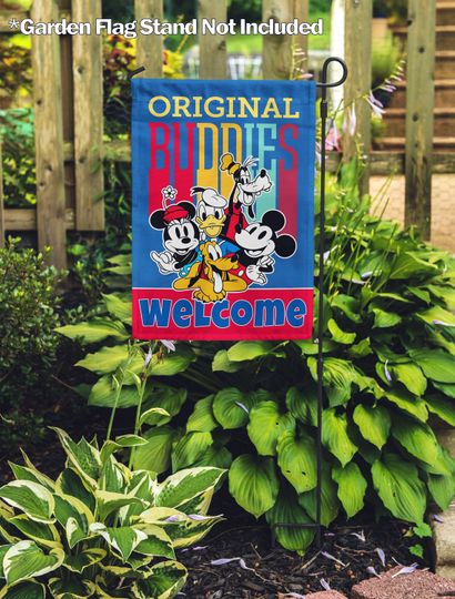 Disney, Disney Original Buddies Welcome Garden Flag