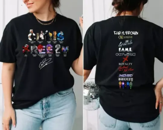 Chris Brown Shirt, Chris Brown 1111 Tour 2024 Shirt