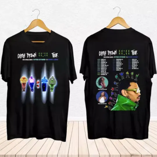 Chris Brown 11 11 Music Tour 2024 T Shirt