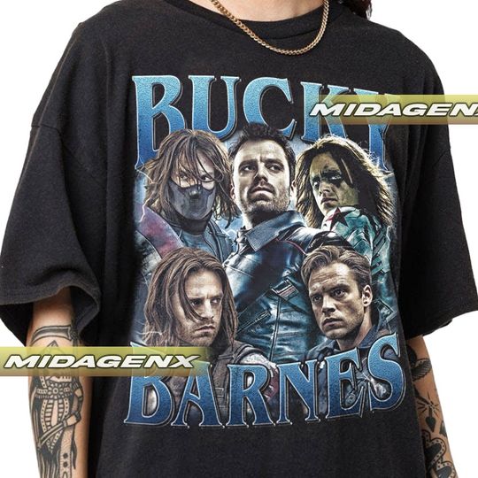 Limited BUCKYY Bn Barnes Sebastian Stan Vintage T-Shirt, Gift For Women and Man Unisex T-Shirt