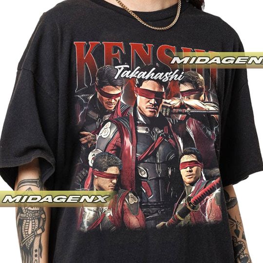Limited Kenshi Takahashi Mortal Kombat 1  Vintage T-Shirt, Gift For Women and Man Unisex T-Shirt