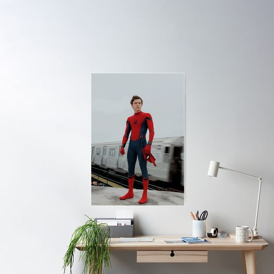 spidey tom holland aesthetic Poster