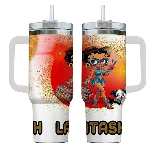 Personalized Betty Boop Tumbler - Movie Character 40oz Tumbler