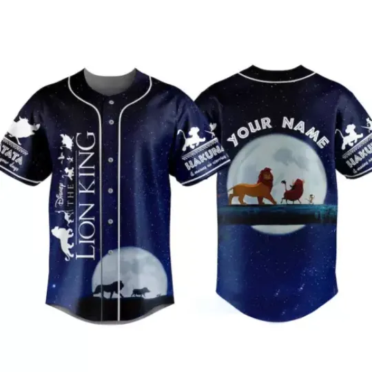 Personalized The Lion King Hakuna Matata Gift For Fans Baseball Jersey Shirt