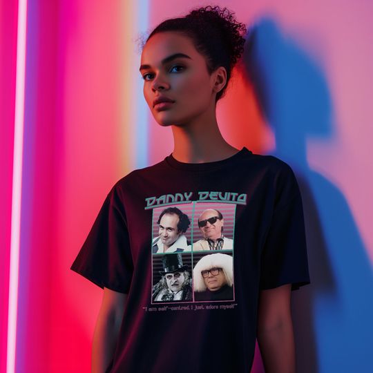 Retro Danny Devito Tshirt - Vintage Style Iconic Actor Shirt