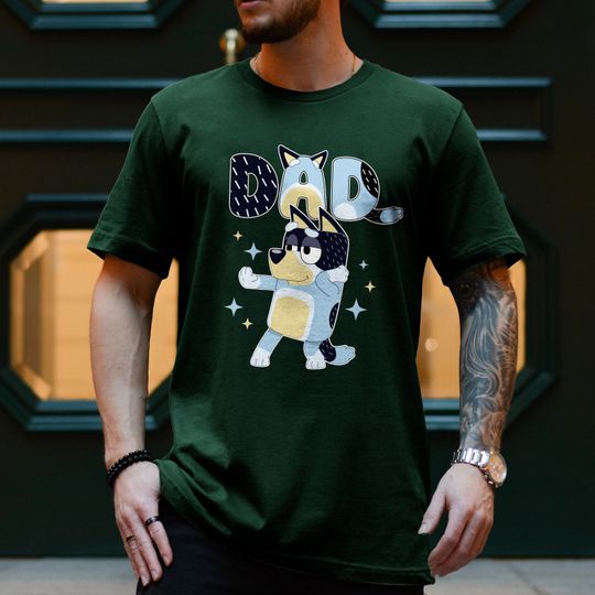 BlueyDad Rad Dad Shirt, BlueyDad Dad Shirt, BlueyDad Family Shirt, BlueyDad Father's Day Shirt, Cool Dad Club Shirt