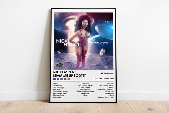 Nicki Minaj Poster Print | Beam Me Up Scotty Poster