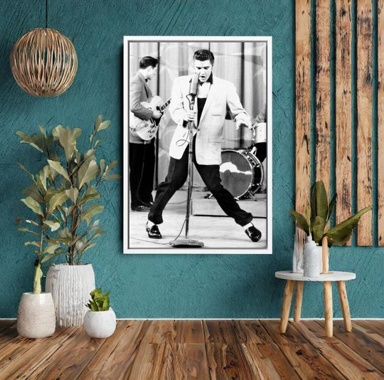 Elvis Presley  Rock and Roll Canvas Wall Art Print