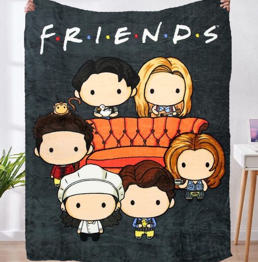Friends TV Show Characters Micro Raschel, Friends Fleece Blanket