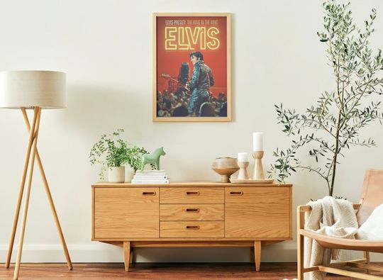 Elvis Presley King Of Rock Poster
