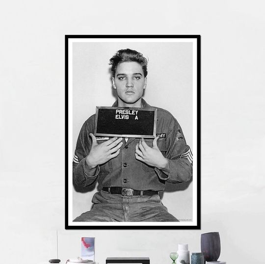 Elvis Presley Poster Print | Print Art Canvas Picture
