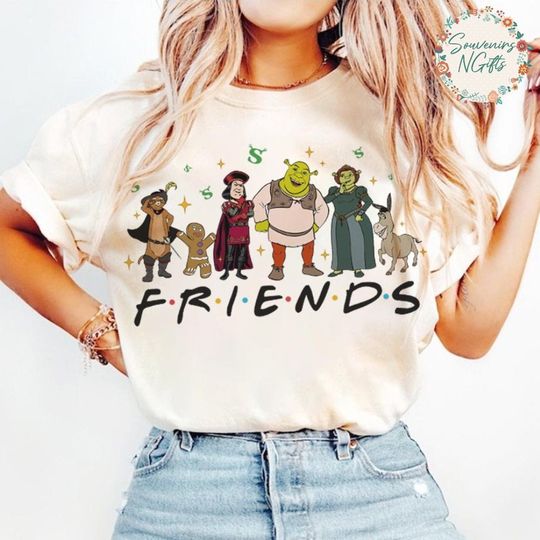 Shrek and Friends Shirt, Funny Can't Today I'm Swamped Shrek Characters Shirt