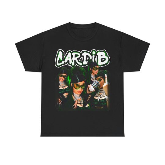 Cardi B Tee T-Shirt,HipHop Sweatshirt,Cardi B