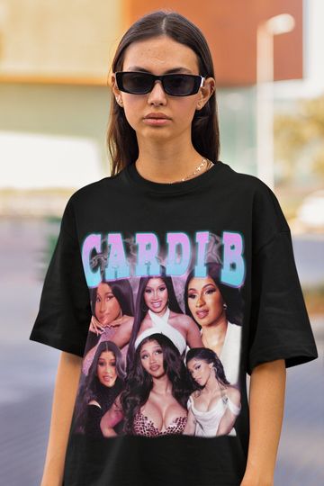Cardi B Retro shirt, Cardi B  Vintage print T-Shirt