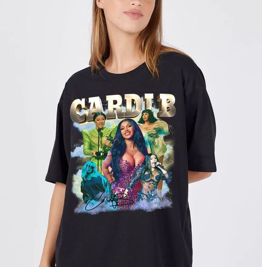 Cardi B Invasion of Privacy Bootleg Rap T Shirt