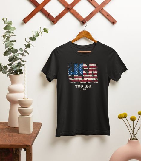 Too Big To Rig Trump Parody T-Shirt - Pro-American Joke Tee