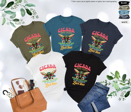 Cicada Fest 2024 Shirt, Funny Cicada Shirt, Year Of The Cicadas, Insect Lover Shirt, Cicadas Come Back Tour