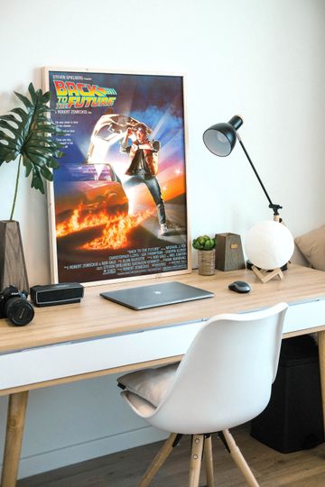 Back to the Future, original poster, digital print