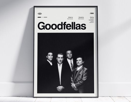 Goodfellas Movie Poster, Goodfellas Wall Decor