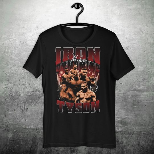 Vintage Mike Tyson Tee, 90s Retro Style Shirt, Boxing Fan Gift