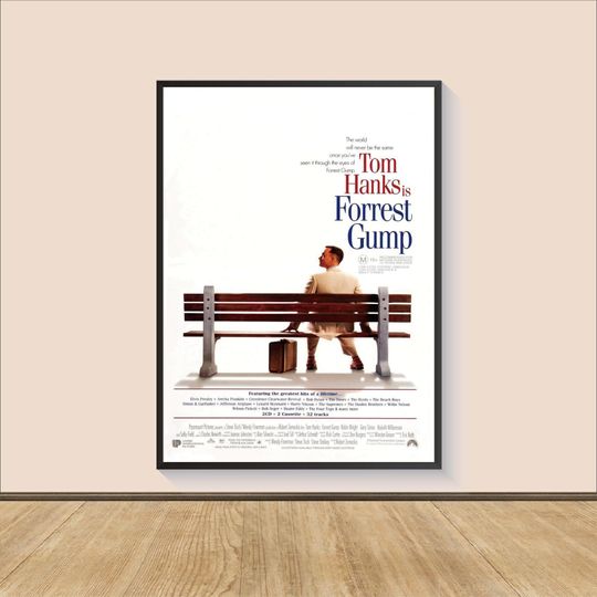Forrest Gump (1994) Movie Poster Print, Canvas Wall Art, Room Decor, Movie Art