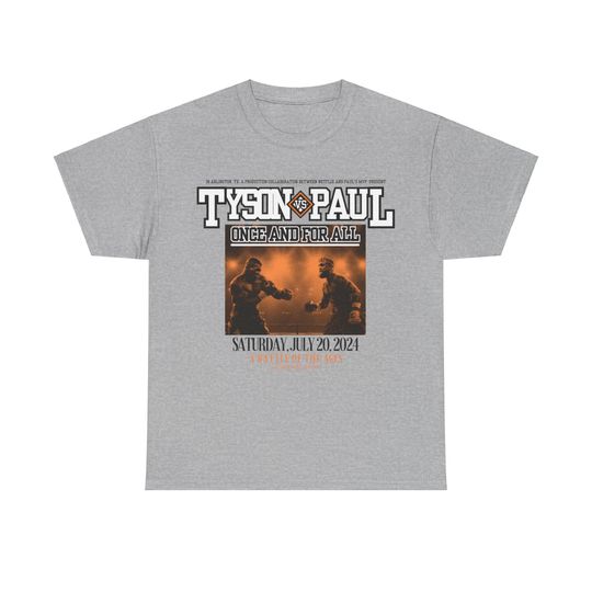 Jake Paul Vs Mike Tyson Boxing Shirt