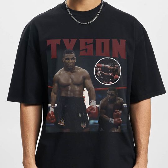 Mike Tyson T-Shirt, Vintage Boxing Shirt, Box Fan Shirt,