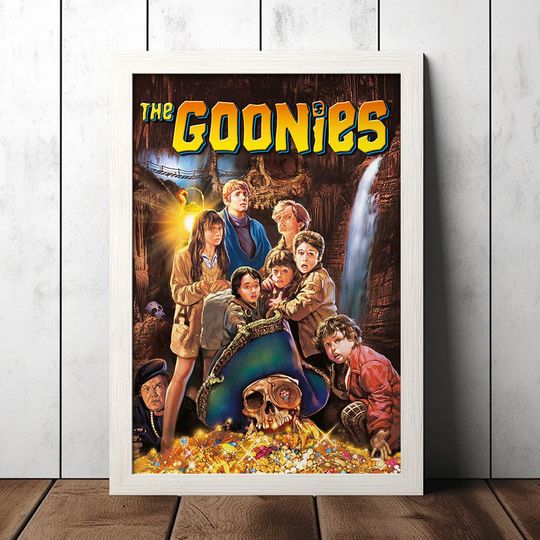 The Goonies (1985) Classic Movie Poster - Film Fan Collectibles - Vintage Movie Poster