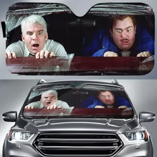 Funny John Candy Nervously Driving Sun Shade Driver Window Sunshade Windshield