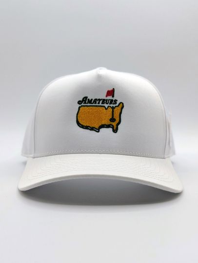 PREMIUM Masters Golf Hat | Funny | Parody | AMATEURS | embroidered cap